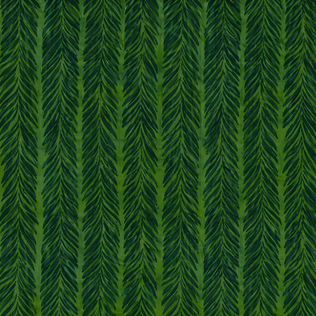 Tekstur motif daun batik hijau